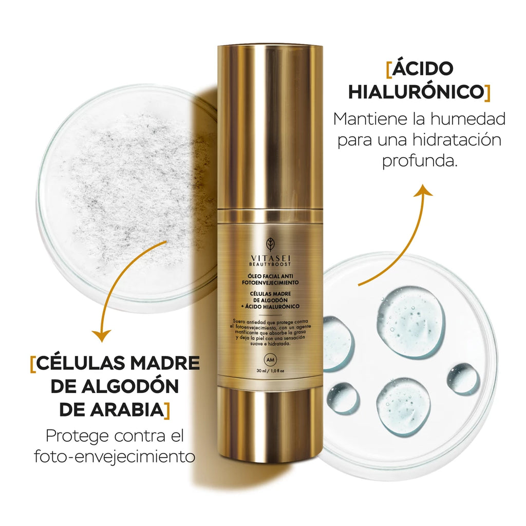 Kit de serums faciales día y noche  con células madre vegetales