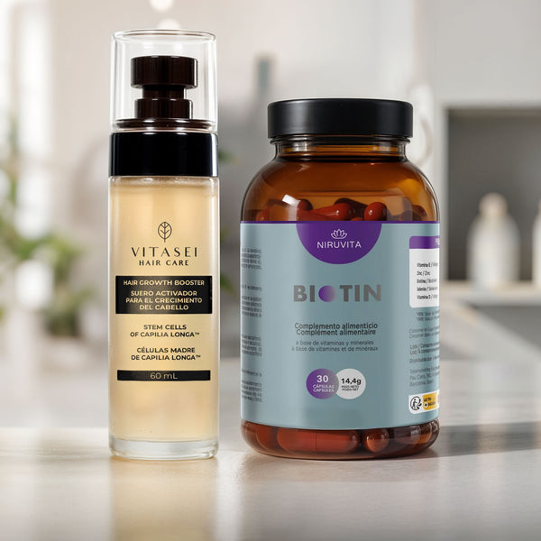 Kit Biotina + Activador Capilar con Células Madre y Factores de Crecimiento
