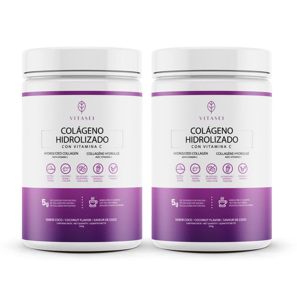 Combo por 2 Colágenos Hidrolizados con Resveratrol y vitamina c